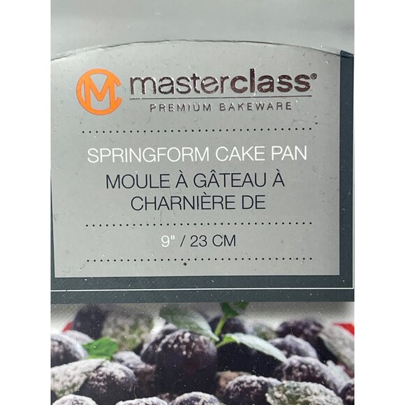 Masterclass 9" Premium Non-Stick Springform Cake Pan Lavender Color‎ Heavy Gauge - Picture 2 of 7